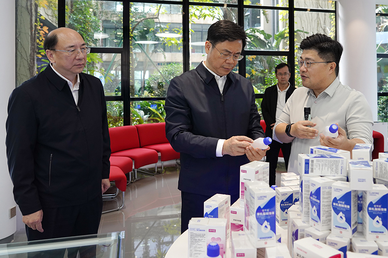 陈涛市长赴洛斯特制药调研指导